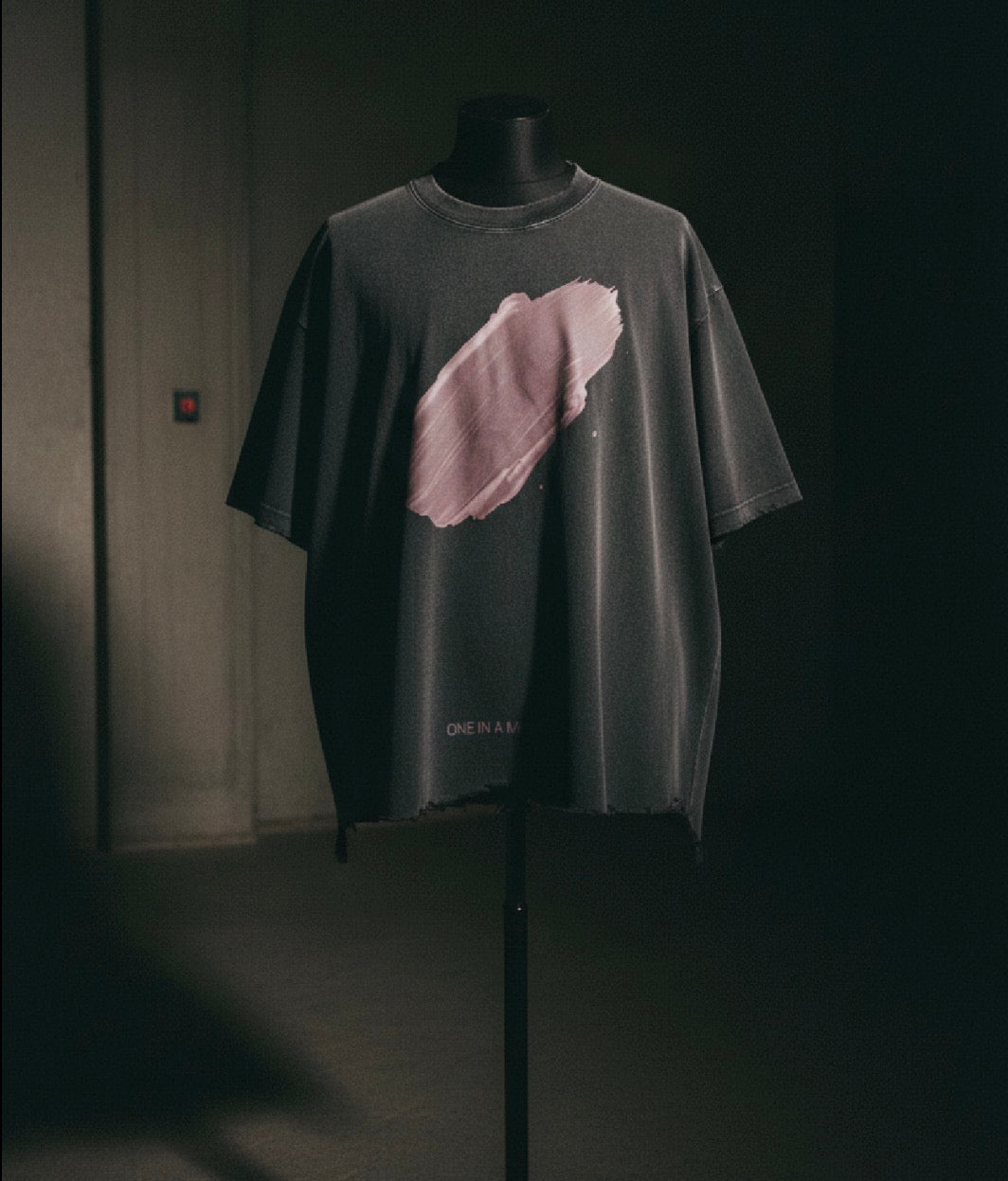 The Mauve Smear  “One In A Million” boxy Signal Tee