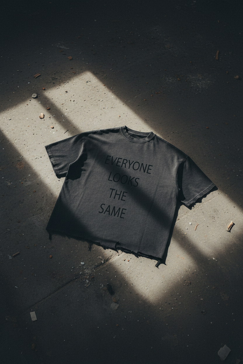 The Mauve Smear  “One In A Million” boxy Signal Tee